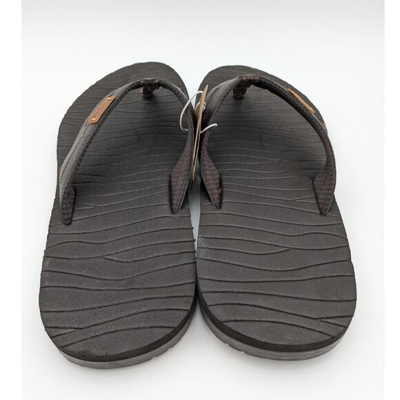 Flojos Waverunner Men's Summer Flip Flop Thong Sandals Brown Size US13 EU47 - Picture 5 of 11